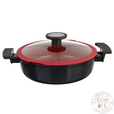 Жаровня со стеклянной крышкой для индукционных плит De Chef 2,7 л, 24 см, Neoflam