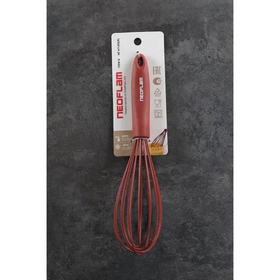 Венчик силиконовый Red, 28*8*8 см, Neoflam, изображение 3