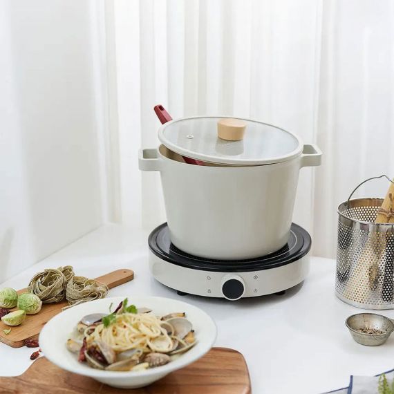 Жаровня со стеклянной крышкой для индукционных плит Fika 2,2 л, 22 см, Neoflam, изображение 3