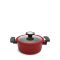 Кастрюля со стеклянной крышкой для индукционных плит De Chef Bordo 4,8 л, 24 см, Neoflam
